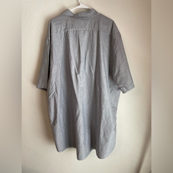 Polo Ralph Lauren Big & Tall Short Sleeve Oxford Woven Shirt Color Slate 3XLT - Picture 3 of 8